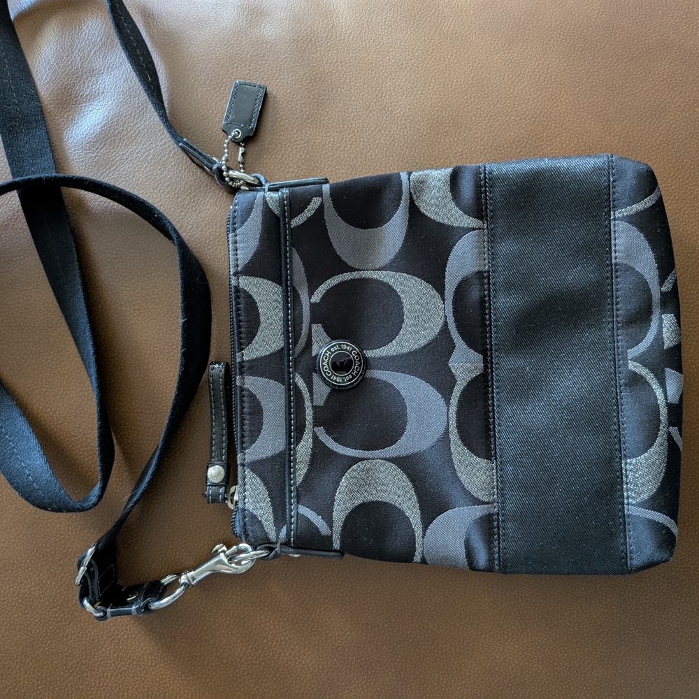 Stylish Black and Gray Women's Bag